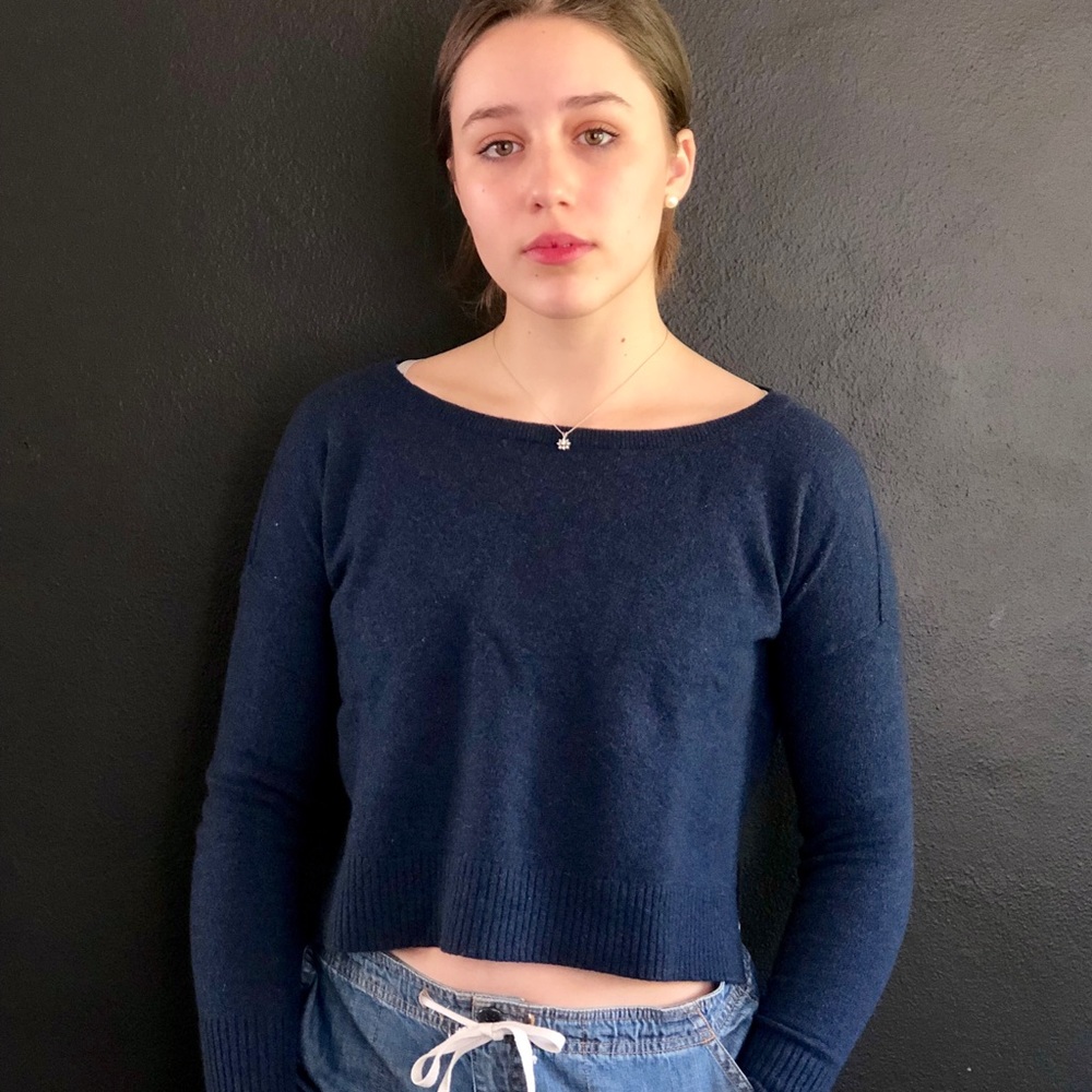 Navy Sweater